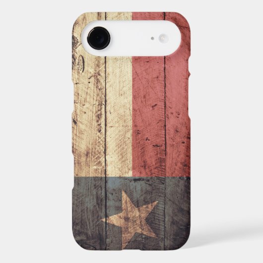 Old Wooden Texas Flag; Case-Mate iPhone Case (Back)