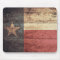 Old Wooden Texas Flag;