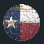Old Wooden Texas State Flag Dart Board<br><div class="desc">Feel free to modify the design according to your own preferences. You may change the design location, orientation, background colors and size. Also, you may add your own text, or slogan set its font, location and size, all in order to create the ultimate personal gift for you and your loved...</div>