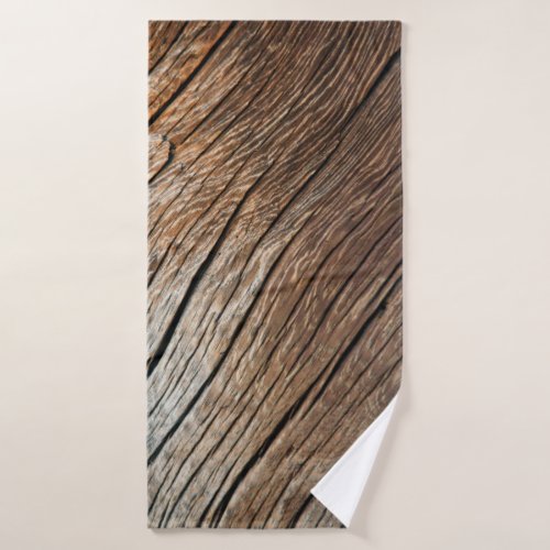 Old wooden texturetexture wood abstract art ba bath towel