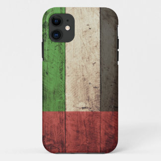 Old Wooden United Arab Emirates Flag iPhone 11 Case