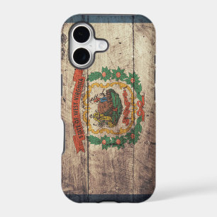 Old Wooden West Virginia Flag iPhone 17 Case