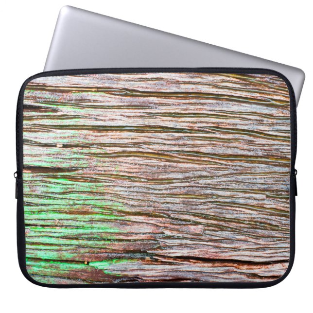 Old woodhome decor, background, board, brown, cons laptop sleeve (Front)