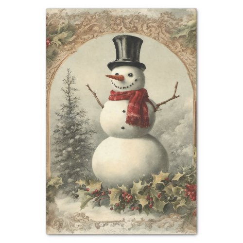 Old World Christmas Snowman Tissue Paper