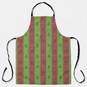 Old World Christmas Tree Pattern Evergreen Apron (Front)