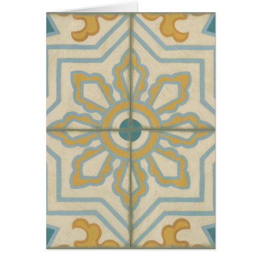 Old World Decorative Tile Pattern Cards (Front)