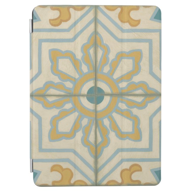 Old World Decorative Tile Pattern iPad Air Cover (Front)