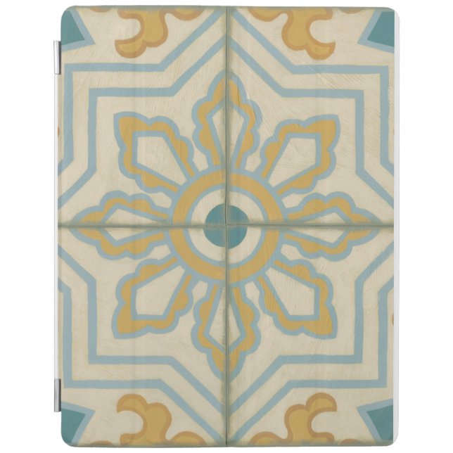 Old World Decorative Tile Pattern iPad Air Cover (Front)