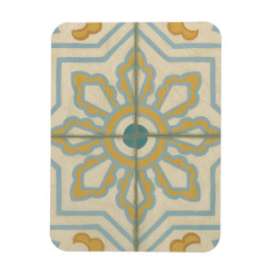 Old World Decorative Tile Pattern Magnet