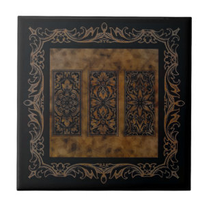 Old world design ceramic tile