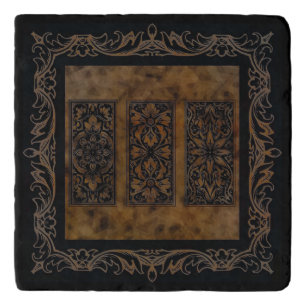 Old world  design trivet
