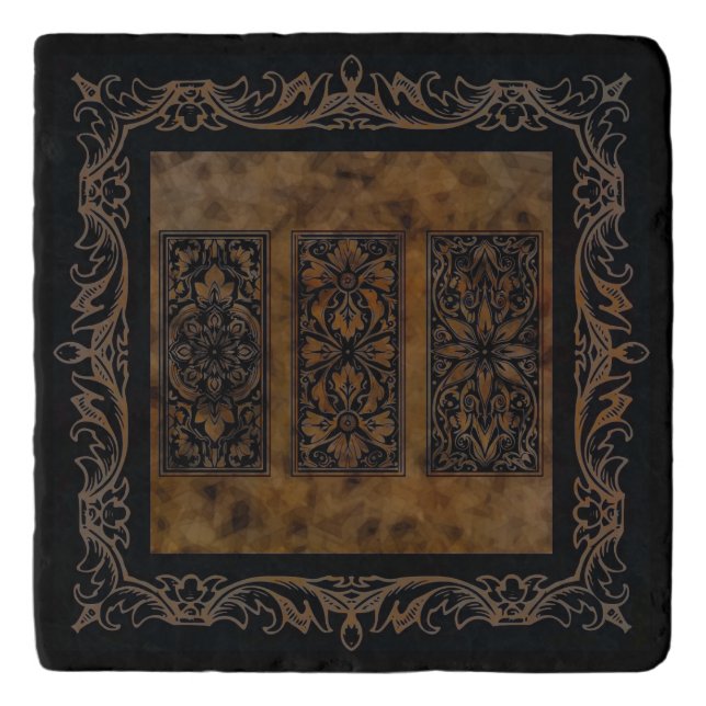 Old world  design trivet (Front)