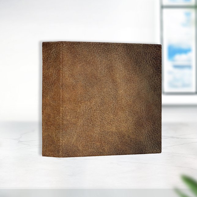Old World Faux Leather 3 Ring Binder (Creator Uploaded)