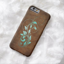 Old World Faux Leather Barely There iPhone 6 Case