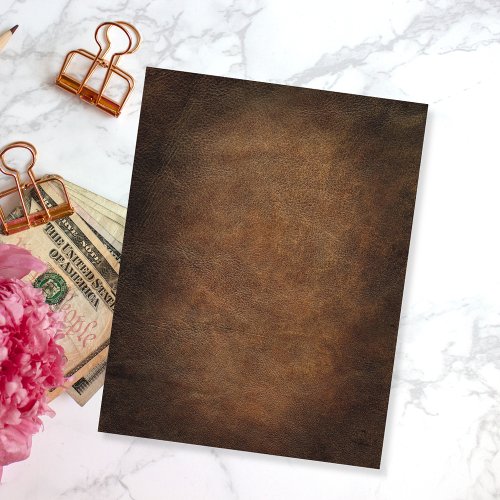 Old World Faux Leather Scrapbook Paper