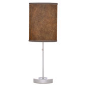 Old World Faux Leather Table Lamp (Front)