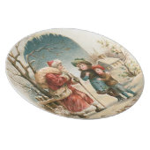 Old World German Santa Claus Plate (Right Side)