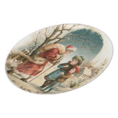 Old World German Santa Claus Plate (Left Side)