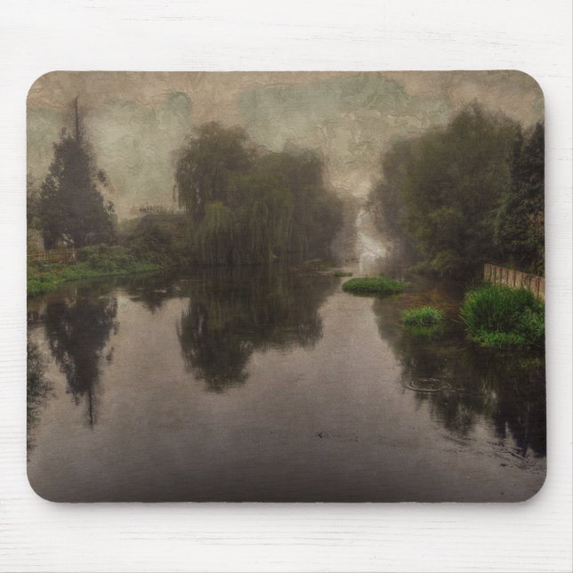 Old World Landscape Fine Art Painting Mouse Pad (Front)