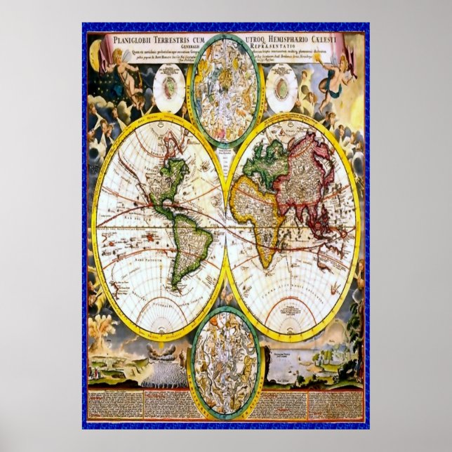 Old world map 2 poster (Front)