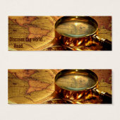 old world map bookmark (Front & Back)