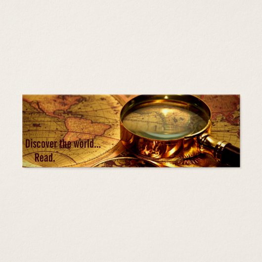 old world map bookmark (Front)