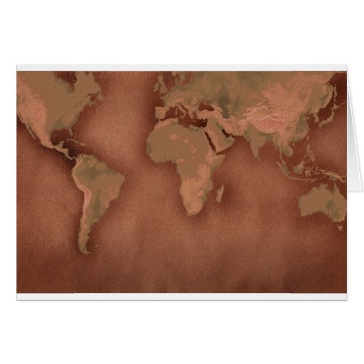 old world map cards (Front Horizontal)