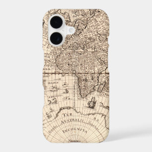 Old World Map iPhone 17 Case