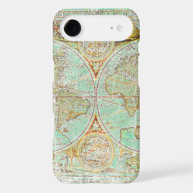 Old World Map Case-Mate iPhone Case (Back)