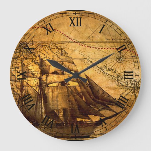Old World Map _ Custom Clock