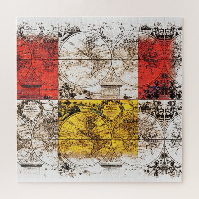  Old World Map Design  Jigsaw Puzzle (Horizontal)