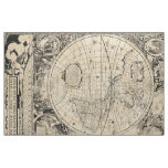 Old World Map Fabric