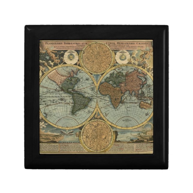 Old World Map Gift Box (Front)