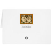 Old World Map Gifts Cards (Back Horizontal)