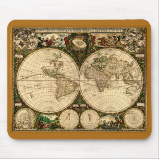 Old World Map Gifts Mouse Pad