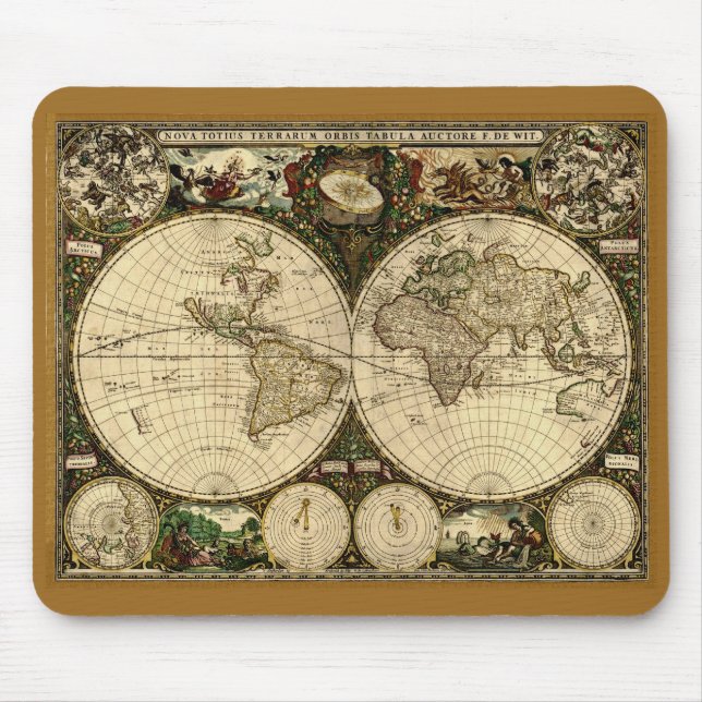 Old World Map  Gifts Mouse Pad (Front)