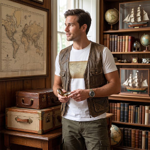 Old World Map T-Shirt