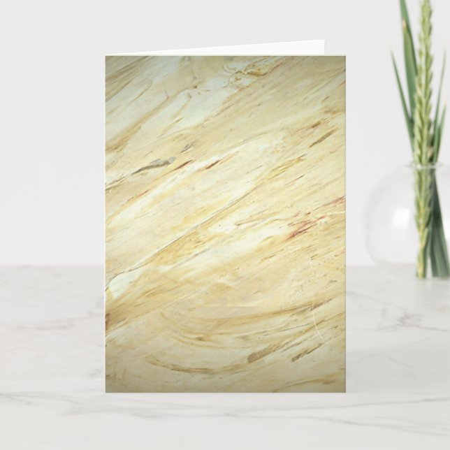 Old World Marble Thank You Card (Front)
