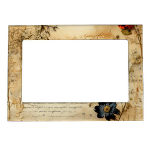 Old World Romantic Parchment Letter Magnetic Frame