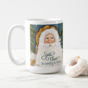 Old World Santa Christmas Holiday Coffee Mug