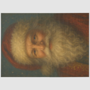 Old World Santa Classic Christmas Portrait  Tissue Paper