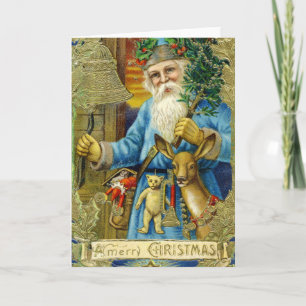 Old World Santa Claus Greeting Card