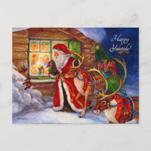 old world Santa Postcard