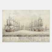 OLD WORLD SHIPS HEAVY WEIGHT DECOUPAGE PRINTS WRAPPING PAPER SHEETS (Front)