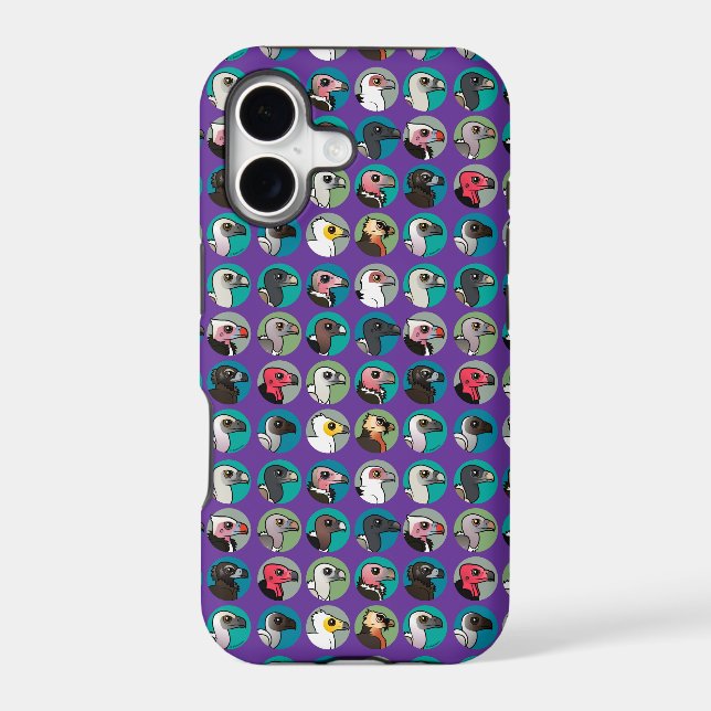 Old World Vultures Iphone Case (Back)