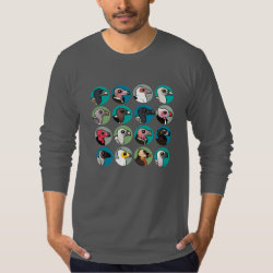 Old World Vultures Men's American Apparel Fine Jersey Long Sleeve T-Shirt