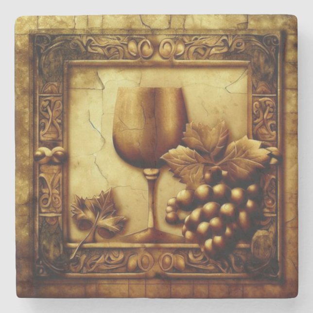 Old World Wine Coaster / Chalices and Goblets 04 (Front)