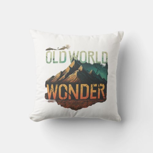 Old World Wonder Throw Pillow