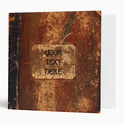 Old Worn Out Grunge Text Book Binder