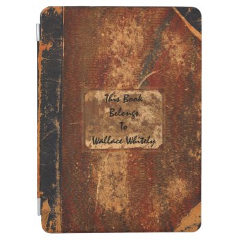 Old Worn Out Grunge Text Book Ipad Air Cover by OldArtReborn at Zazzle